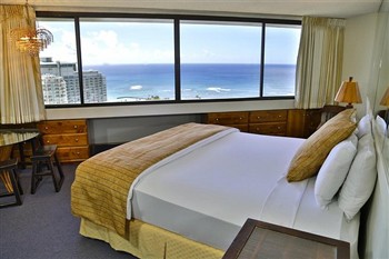 View of the Marina Tower Waikiki in Hawaii