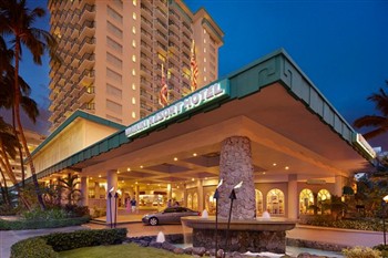 View of the Waikiki Resort Hotel in Hawaii