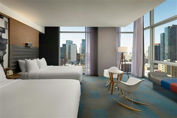 View of the Aloft River North in Chicago