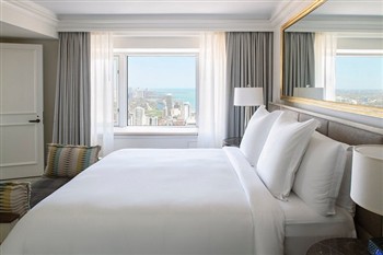 View of the Four Seasons in Chicago