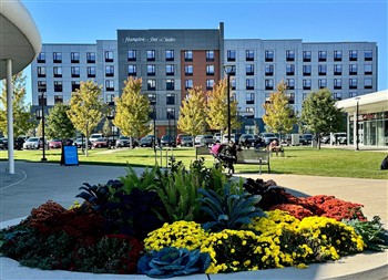 View of the Hampton Inn and Suites in Chicago