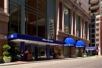 View of the Hilton Magnificent Mile Suites in Chicago