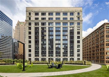 View of the Hilton Garden Central Loop in Chicago