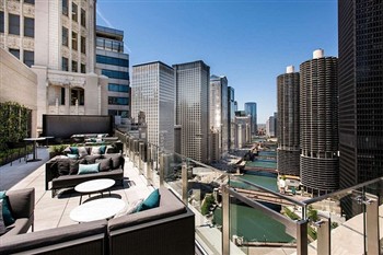 View of the LondonHouse Hilton in Chicago