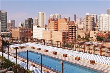 View of the Soho House in Chicago