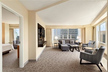 View of the Swissotel in Chicago