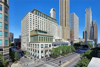 View of the The Peninsula in Chicago