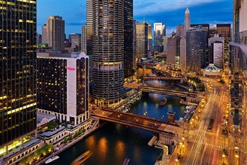 View of the The Westin River North in Chicago