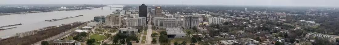 Panorama image of Louisiana in USA