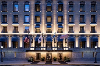 View of the The Langham Boston in Massachusetts