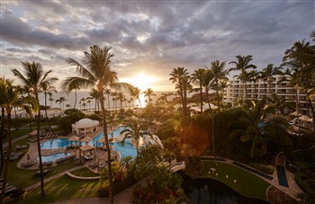 View of the Fairmont Kea Lani in Maui