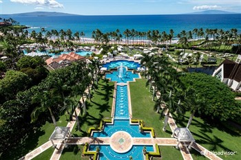 View of the Waldorf Astoria Resort in Maui