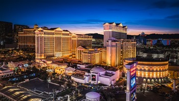 View of the Caesars Palace in Nevada