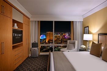 View of the Trump International Las Vegas in Nevada