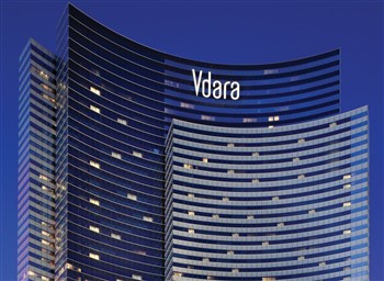 View of the Vdara Hotel and Spa in Nevada