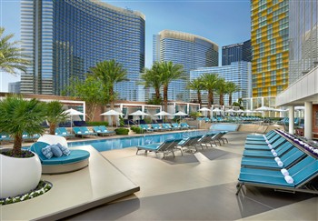 View of the Waldorf Astoria Las Vegas in Nevada