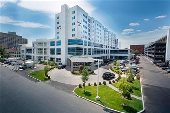 View of the Residence Inn Center Atrium in Bronx