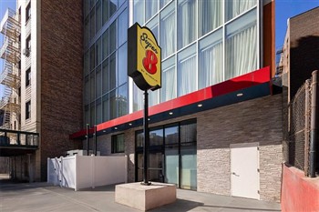 View of the Super 8 Hotel in Bronx