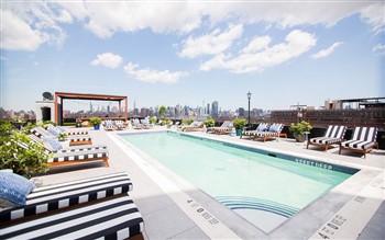 View of the Arlo Williamsburg in Brooklyn