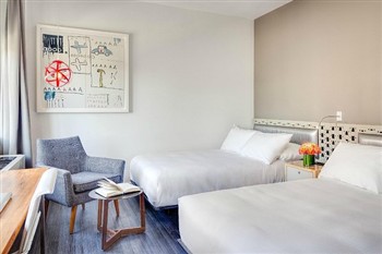 View of the NU Hotel in Brooklyn