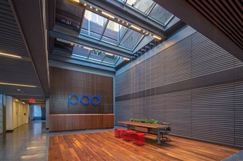 View of the Pod Hotel in Brooklyn