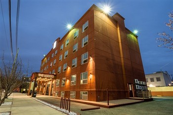 View of the The Lodge Red Hook in Brooklyn