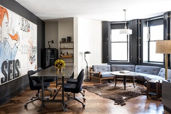 View of the Ace Hotel NY in Manhattan