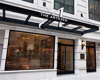 View of the Artezen Hotel in Manhattan