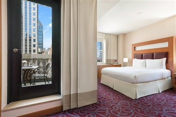 View of the Hotel 57 in Manhattan