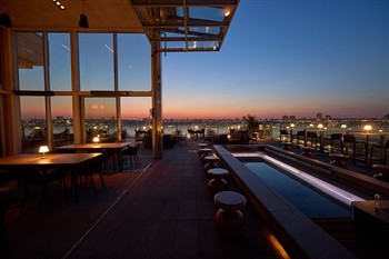 View of the Ink 48 Hotel in Manhattan