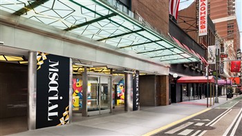View of the M Social Hotel in Manhattan