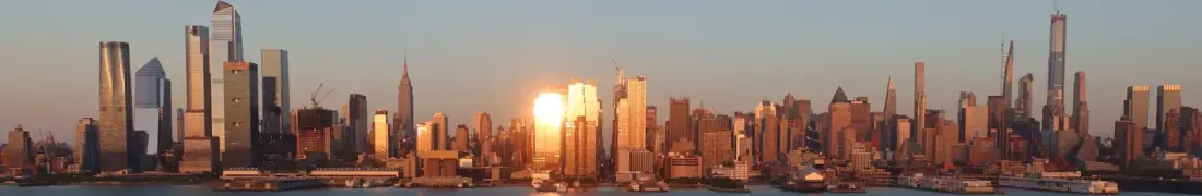 Panoramic view of Manhattan