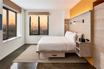 View of the Radio Hotel in Manhattan
