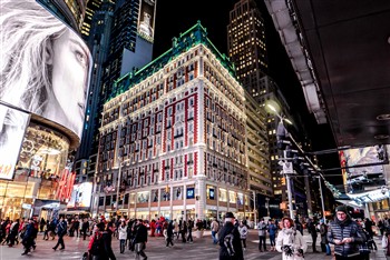 View of the The Knickerbocker in Manhattan
