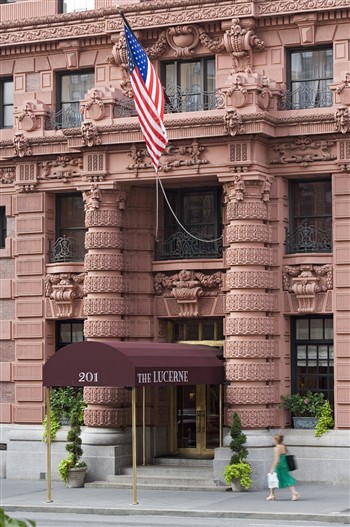 View of the The Lucerne in Manhattan
