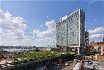 View of the The Standard High Line in Manhattan