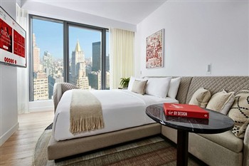View of the Virgin Hotels in Manhattan