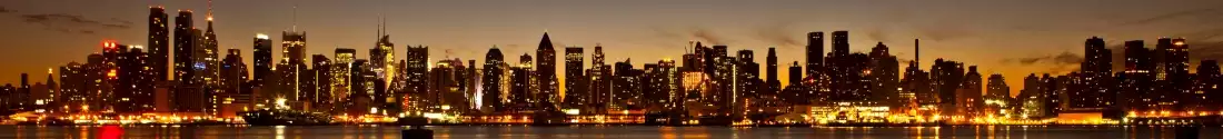 Panorama skyline of New York in USA