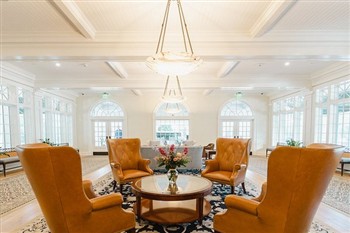 View of the Pinehurst Golf Resort in North Carolina