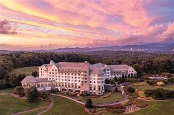 View of the The Inn Biltmore Estate in North Carolina