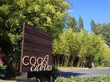 View of the Coast Cabins in Oregon