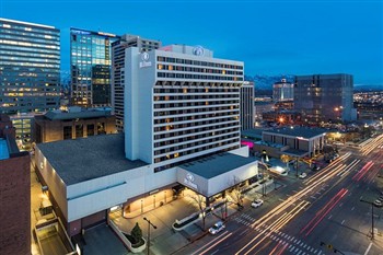 View of the Hilton City Center in Salt Lake