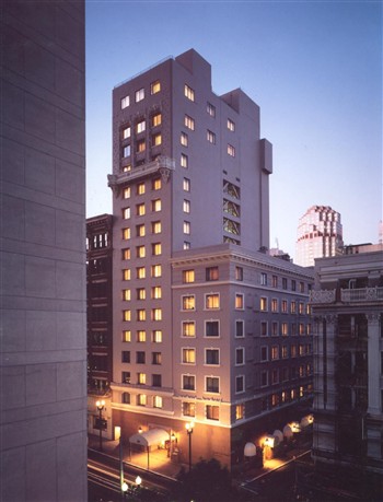 View of the Taj Campton Place in San Francisco