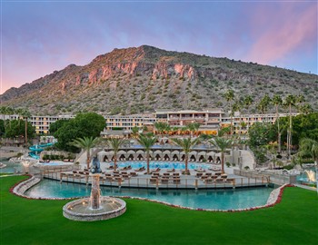 View of the The Phoenician Resort in Scottsdale