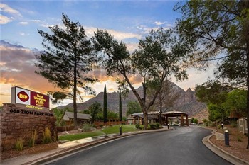 View of the Best Western Zion Canyon in Springdale