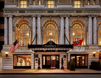 View of the The Hermitage Hotel in Tennessee
